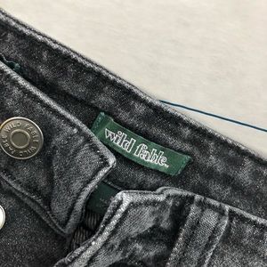 Ripped Straight Leg Jeans